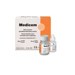 CIMENT DE SCELLEMENT DEFINITIF A BASE VERRE IONOMERE MEDICEM